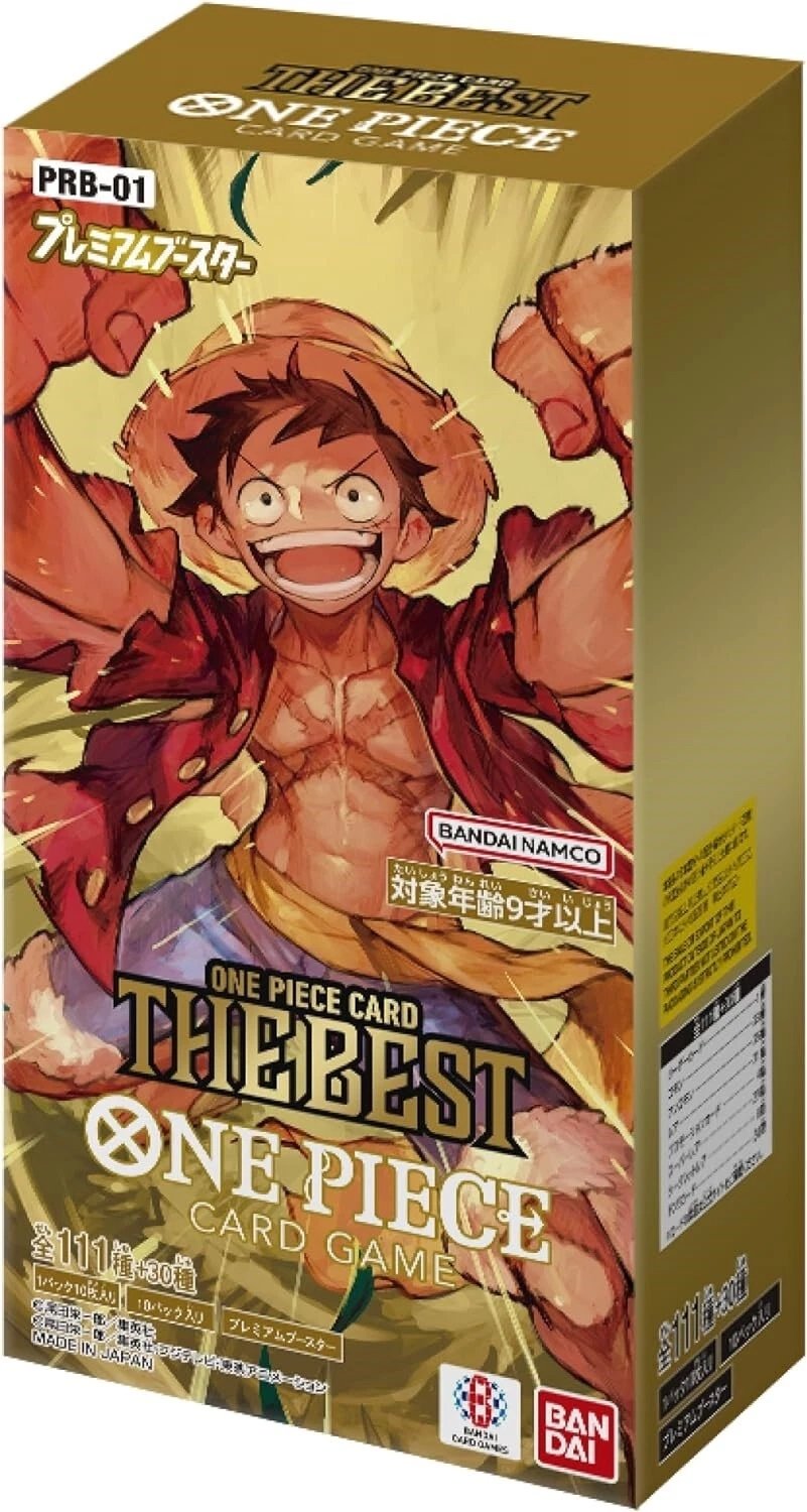 One Piece TCG PRB-01 The Best Japanese Booster Box - Collectible One Piece Cards, Anime Cards, and Trading Cards for Deck Building and Collector Booster Display