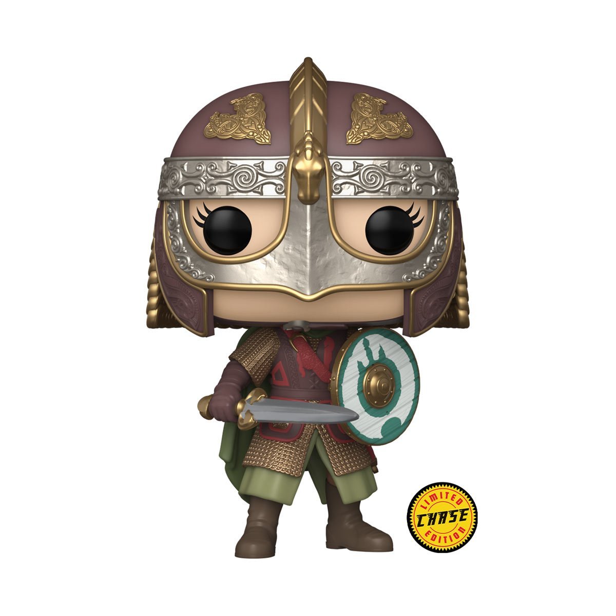 Eowyn (Battle) Funko Pop! Movies The Lord of the Rings - Approx. 3 3/4" Collectible CHASE Limited Edition Vinyl Figure #1743 with Display Box Protector Case