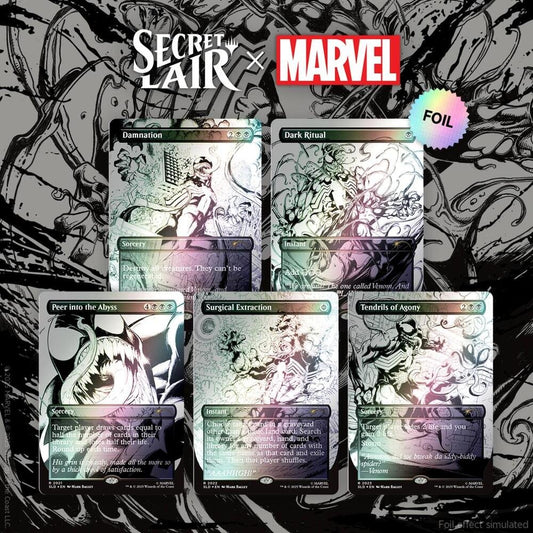 MTG Secret Lair X Marvel Spider Man Venom Unleashed INKS Magic The Gathering Cards Pack