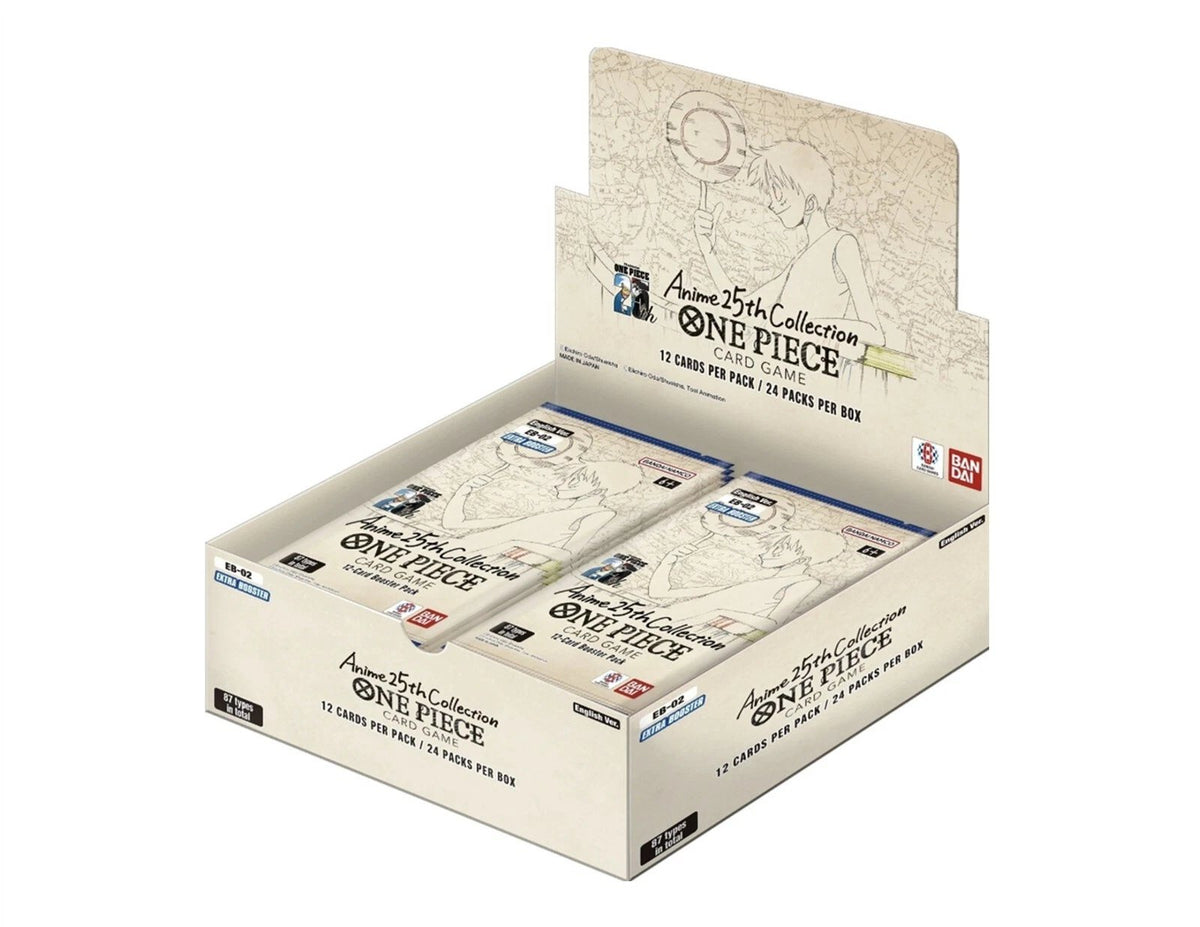 Bandai One Piece Card Game EB 02 Anime 25th Collection Booster Box 24 Packs