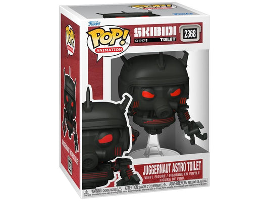 Juggernaut Astro Toilet #2368 Funko Pop! Animation Skibidi Toilet - Approx. 4 1/2" Collectible Vinyl Figure Bundled with Display Box Protector Case - Estimated Arrival: May. 2026 (PRE-ORDER)