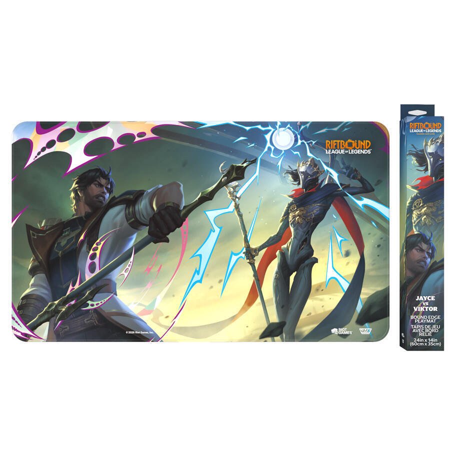 Riftbound League of Legends TCG Jayce vs. Viktor Playmat Official Trading Card Game Accessory