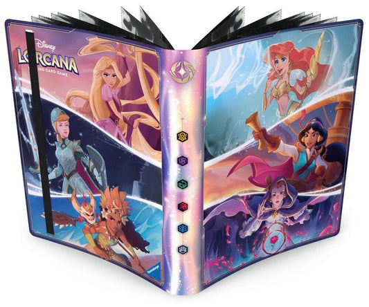 Disney Lorcana TCG Lorebook Card Portfolio | Trading Card Storage & Protector