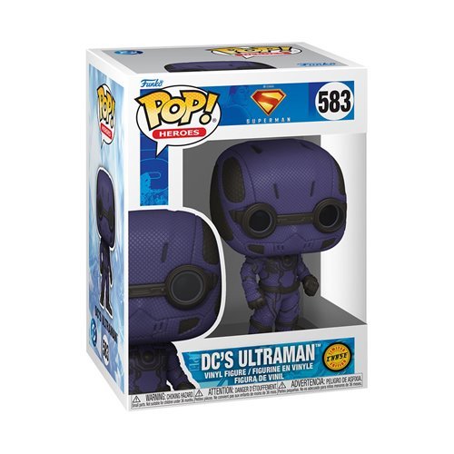 DC's Ultraman Funko Pop! Heroes Superman (2025 Movie) - Approx. 3 3/4" Chase Limited Edition Collectible Vinyl Figure #583 Bundled with Display Box Protector Case
